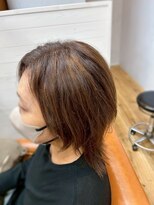 ヘアーブランドジン ティアラ(HAIR BRAND Jin Tiara)&nbsp;ウルフレイヤー×白髪ぼかしハイライト