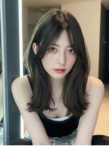ロッソ 大橋店(Rosso)&nbsp;暗髪オリーブの軽やかミディ【大橋】