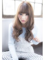 リュドール 栄(Rue D’or) 透け感大人かわいいセミロングエアリーカール透け感by水谷