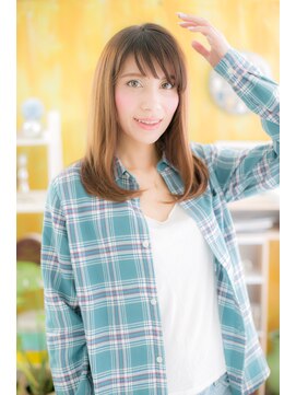 ミック ヘアアンドビューティー 大山店(miq  Hair&Beauty) ワンカールストレートの”王道”…上品ストレートｂ
