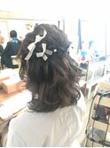 イベントボブハーフアップアレンジ【ヘアアレンジ 立川南/立川】