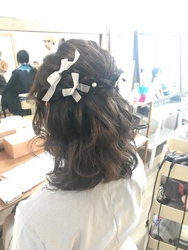 ロカット サロン(Roquat Salon) イベントボブハーフアップアレンジ【ヘアアレンジ 立川南/立川】