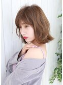 ~Louvre~小顔ヘア/大人ボブ/ブリーチなしカラー/切りっぱなし