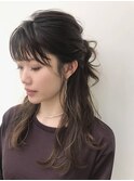 ハーフアップアレンジ アレンジヘア 二子玉川