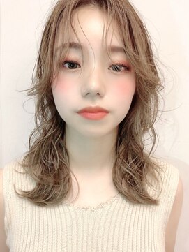 オプスヘアーフェリース(OPS HAIR feliz) ウルフカット×ウェットパーマスタイル stylist 江上伸也