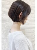 【morio札幌】札幌ショート　大人かわいい黒髪ショートボブ