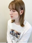 【山田】ナチュラルグラデーション切りっぱなし小顔外ハネ