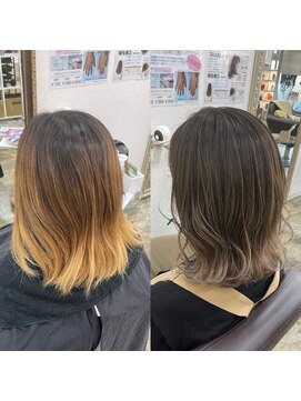 ムエベ(MUEBE) 2021トレンド◎ミルクティーグラデーションカラー