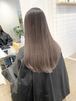 ミラ 新宿(MILA)&nbsp;ホワイトベージュ/エアタッチグラデーション/ツヤ感ストレート