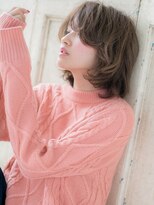 モッズ ヘア 福岡姪浜店(mod's hair)&nbsp;*mod's姪浜*…大人可愛いモカブラウンくせ毛風小顔ボブウルフf