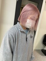 ペレ 渋谷(PELE)&nbsp;R76_ ピンクカラー ブリーチ2回～