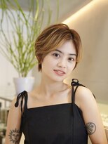 ワン 辻堂(one)&nbsp;ペールベージュ/外ハネボブ/グラデーションカラー/辻堂/辻堂駅