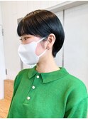 マッシュショート_外ハネボブセクションカラー_ba380771
