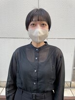 ミニム ヘアー(minim hair)&nbsp;【minim×高橋】マッシュショート×ダークグレージュ