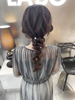 ラボー ノースプラザ店(LA'BO)&nbsp;編みおろしヘアセット