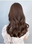 グレージュロング_グレージュカラーボブウルフ_ba405611