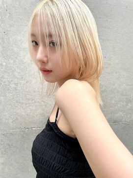 ガレージ バイ グリーン 原宿 表参道(Garage by green) 【loki】ハイトーン×ブロンド