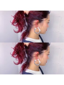 キジ(KIJI) ★ポニーテール×チェリーレッド★