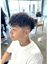 ザ オーダー(THE ORDER)&nbsp;ツイストパイラルパーマメンズパーマツイスパフェードカット