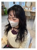 スパイラルロングパーマ