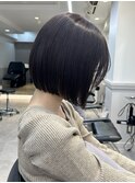 ナチュラルボブ/長めボブ/内巻きボブ