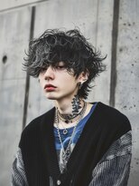 イル(iLe.)&nbsp;メンズポイントブリーチ/ブリーチ/韓国マッシュ/ダークアッシュ