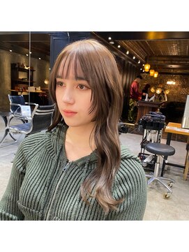 ミズチャーム(Ms.CHARM) 【高瀬陽介】ブリーチなしダブルカラー×ラテベージュ