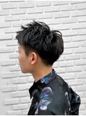 ツーブロック/ツイストピンパーマ/スパイキーショート/池袋