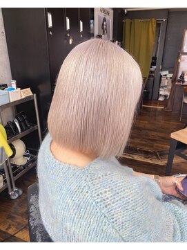 ガルボ ヘアー(garbo hair) 白髪が気になる方オススメ♪ミルクティーベージュカラー