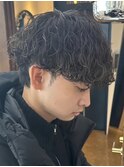 横浜波巻きパーマシャドウパーマツイストスパイラルパーマ30代