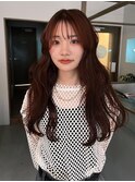 ブリーチなしのオレンジカラー
