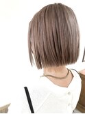 ケアブリーチ ダブルカラー グレージュボブ