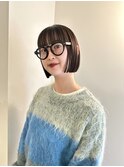 切りっぱなし ミニボブ