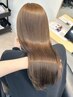【ブリーチなし】カット+ダブルカラー+オーダートリートメント　￥14245[船橋]