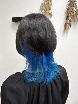 リングバイモアムー(Ring by Moremuu) イッシー ウルフブルー ブリーチカラー