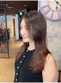 ロングレイヤー×髪質改善酸性ストレート