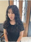 スパイラルパーマ