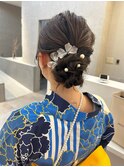 シニヨンヘア