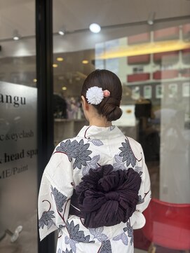 ジパング 押上店(Zipangu) タイトお団子/大人ヘア/浴衣ヘア/20代/30代