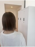 切りっぱなしボブ