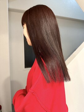 シーン(SCEN) 縮毛矯正/髪質改善ストレート/トリートメント/暖色カラー/前髪