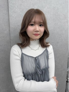 ボタン ハカタ(VOTAN hakata) 博多美容室/ミルクティーベージュ/ブリーチカラー