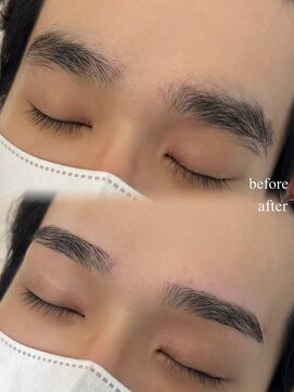 ディティカ サウ(Dityca sow) メンズアイブロウスタイリング