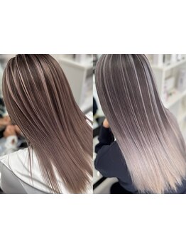 ハイライト/グラデーションカラーなどのブリーチなら”LamChele”にお任せ♪【東船橋/ブリーチ】