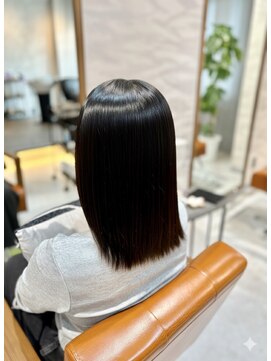 【髪質改善】うる艶！ノンストレスストレート