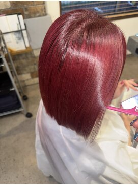 視線総取りチェリーレッド