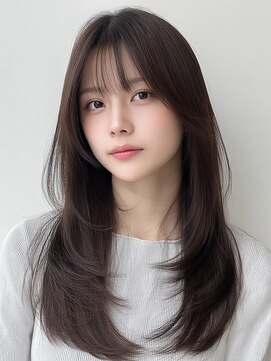 ロアゾブルーミュージアム(L'oiseau Bleu museum) 柔らか美髪ロングレイヤースタイル