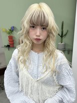 リヴ オオサカ(LIV OSAKA)&nbsp;ホワイトブロンド/似合わせカット/ブリーチ/ダブルカラー/梅田