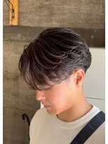 エッジ(EDGE)&nbsp;大分メンズ刈り上げショート毛流れフェザーパーマスタイル