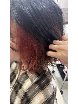 ヘアーララプラス(HAIR lala+) 【HAIR lala+】 #インナーカラー#ピンク#ダブルカラー